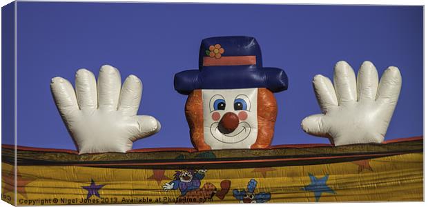 Clowning Around Canvas Print by Nigel Jones