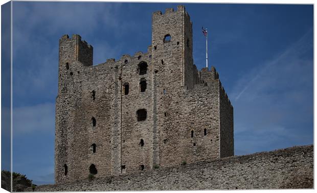Rochester Castle Keep Canvas Print by Nigel Jones