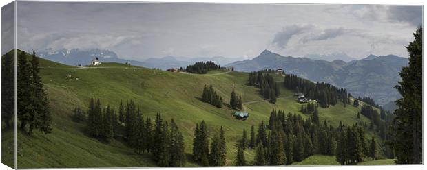 Tyrolean Panorama Canvas Print by Nigel Jones