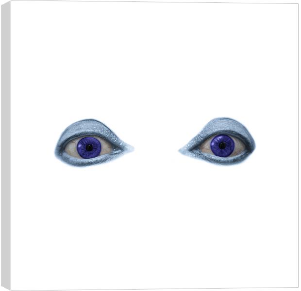 Blue Eyes Canvas Print by Nigel Jones