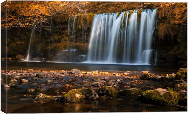  Sgwb Ddwli Uchaf In Autumnal Mood Canvas Print by Nigel Jones