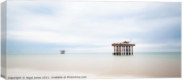 Offshore Sizewell Canvas Print by Nigel Jones