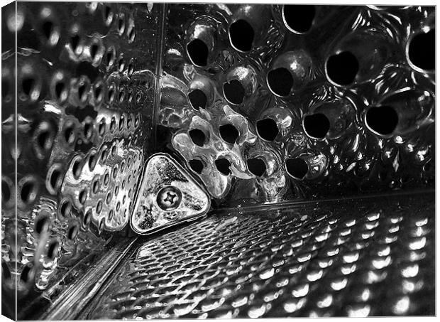 Inside the cheese grater Canvas Print by Michael Thompson