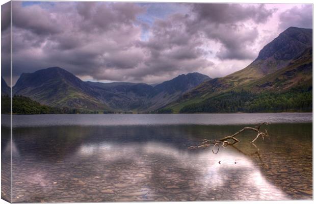 Buttermere looking towards Fleetwith Pike Canvas Print by Stuart Gennery