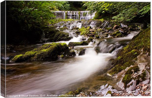 Stockghyll Force Canvas Print by Stuart Gennery