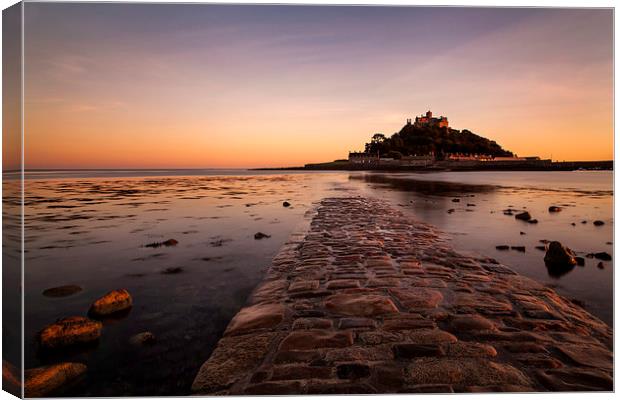 St.Michaels Mount Canvas Print by Stuart Gennery