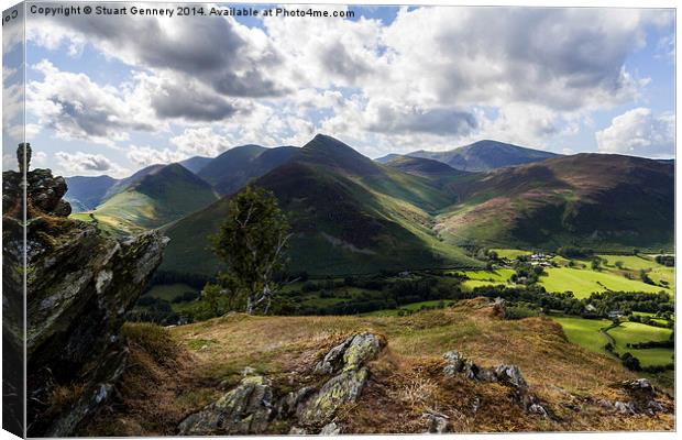  Newlands Valley Canvas Print by Stuart Gennery