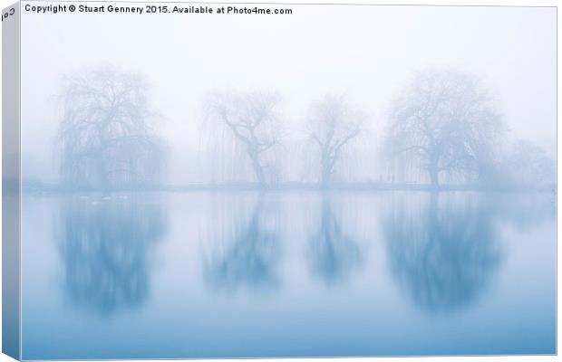  Ghostly Reflections Canvas Print by Stuart Gennery