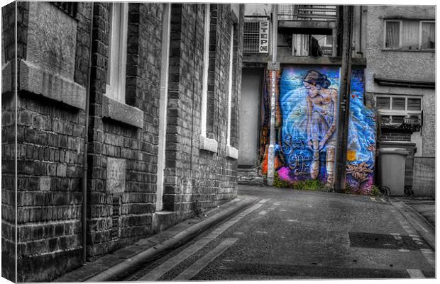 Street Art Canvas Print by Ian Mitchell