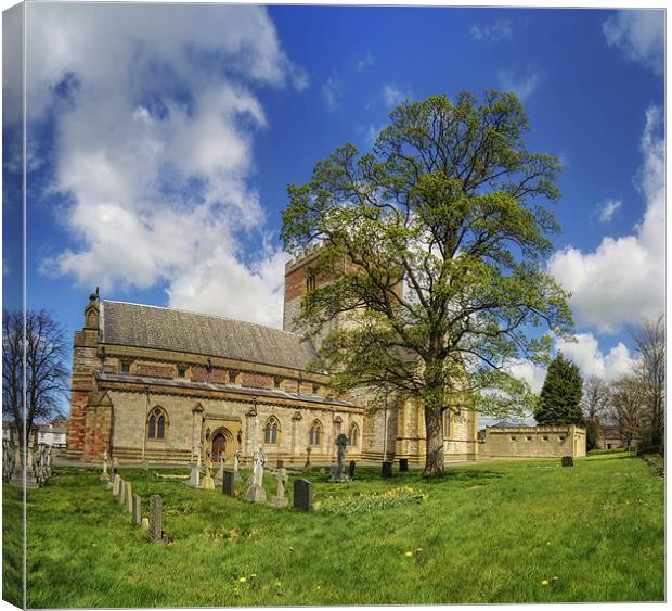 Cathedral in Spring Canvas Print by Ian Mitchell