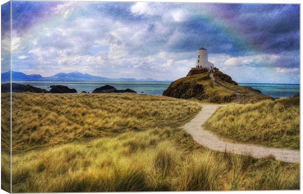A walk to the lighthouse Canvas Print by Ian Mitchell