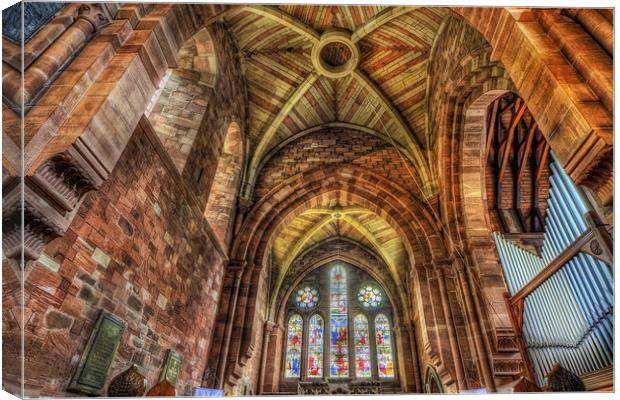 St Mary Architecture Canvas Print by Ian Mitchell
