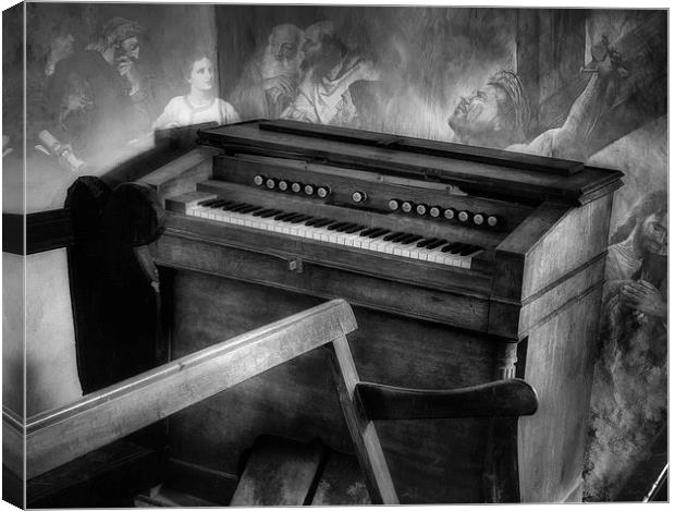 Olde Church Organ Canvas Print by Ian Mitchell