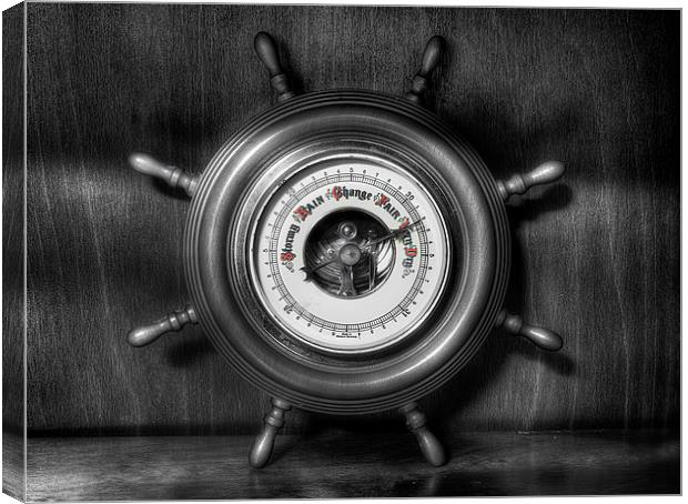 Olde Barometer Canvas Print by Ian Mitchell