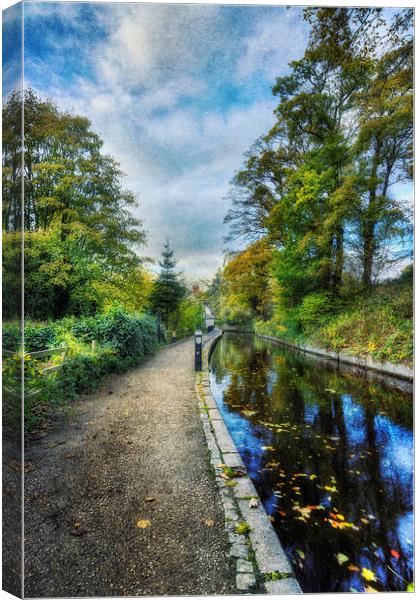 Canal Walk Canvas Print by Ian Mitchell