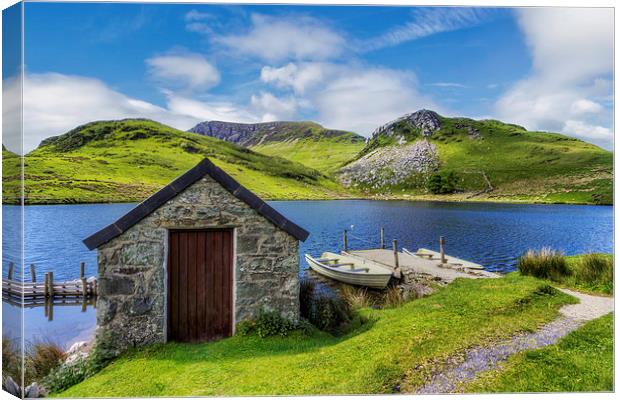 The Boat House  Canvas Print by Ian Mitchell