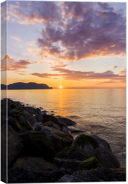  Great Orme Sunset Canvas Print by Ian Mitchell