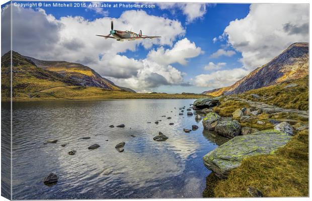  Spitfire Flight Canvas Print by Ian Mitchell