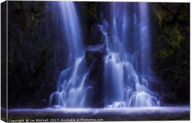 Dreamy Waterfall Canvas Print by Ian Mitchell