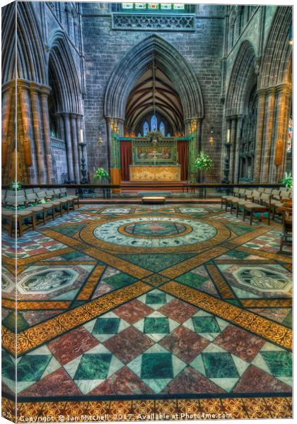 Chester Cathedral  Canvas Print by Ian Mitchell