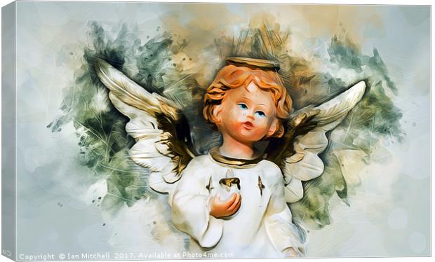 Christmas Angel Canvas Print by Ian Mitchell