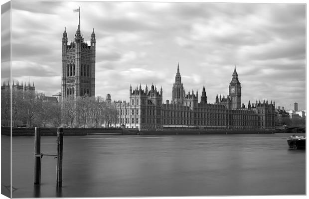 Houses of Parliament Canvas Print by Matthew Train