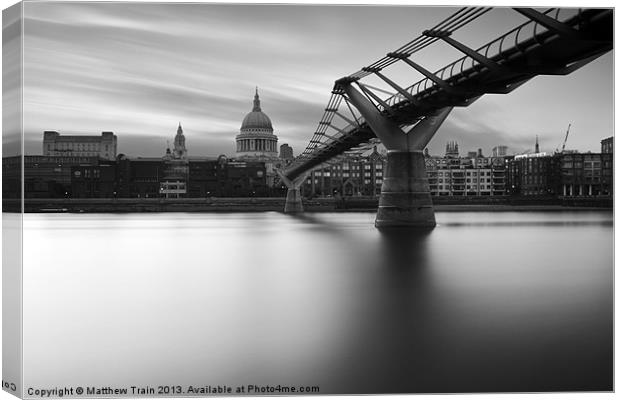 St Pauls Cathedral Canvas Print by Matthew Train