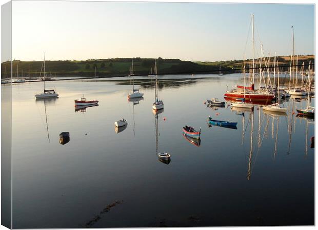  Harbour view Kinsale Canvas Print by Rob Washington