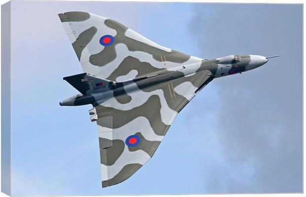 Topside Vulcan bomber Canvas Print by Rachel & Martin Pics