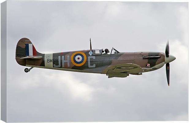 Spitfire Canvas Print by Rachel & Martin Pics