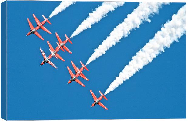 Red Arrows Canvas Print by Rachel & Martin Pics