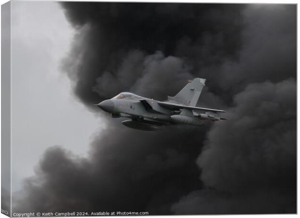 RAF Tornado GR4 Canvas Print by Keith Campbell