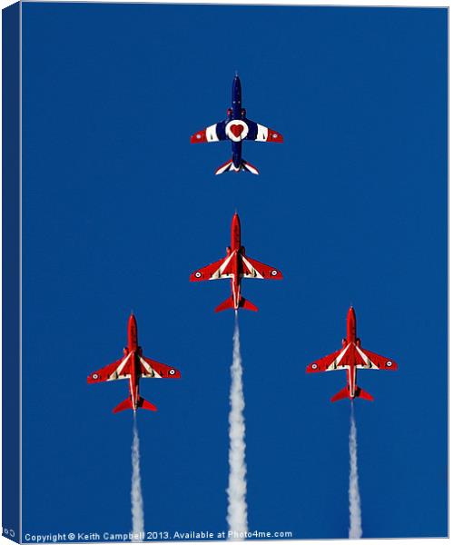 Best of British Canvas Print by Keith Campbell