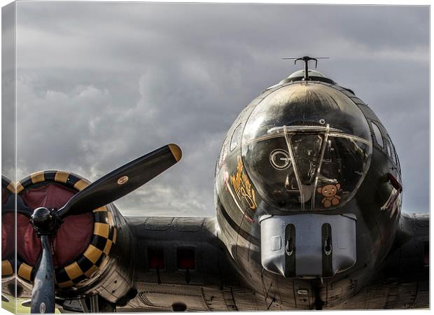 Memphis Belle - colour version. Canvas Print by Keith Campbell