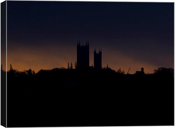 Lincoln Cathedral at Dawn Canvas Print by Keith Campbell
