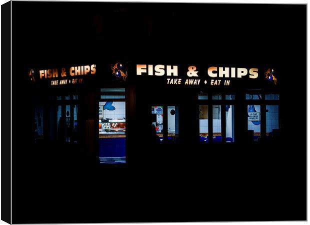 Fish and Chips Canvas Print by Keith Campbell