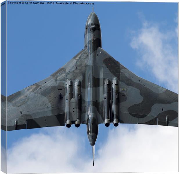 Vertical Vulcan Canvas Print by Keith Campbell
