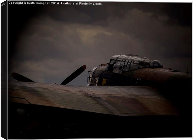  BBMF Lancaster PA474 - Thumper Canvas Print by Keith Campbell