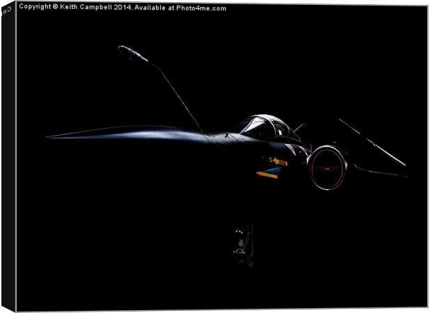  Buccaneer XV865 in the shadows Canvas Print by Keith Campbell