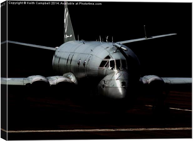  Nimrod XV226 taxies Canvas Print by Keith Campbell