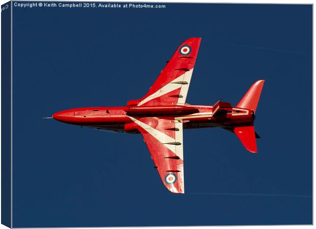 Red Arrow Hawk XX244  Canvas Print by Keith Campbell