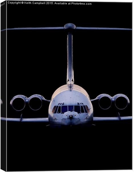  Vickers VC-10 Canvas Print by Keith Campbell