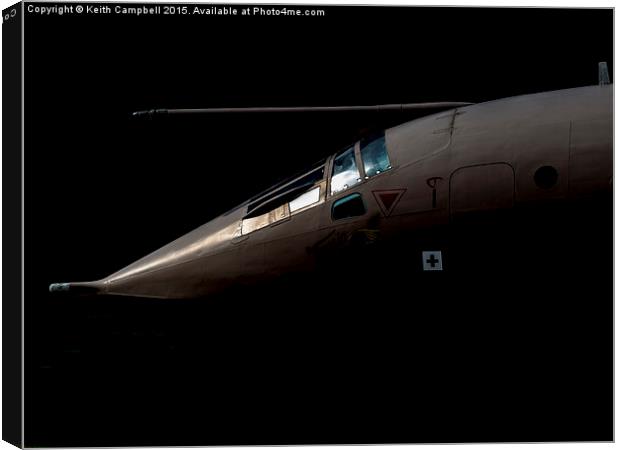  RAF Victor XM715 Canvas Print by Keith Campbell