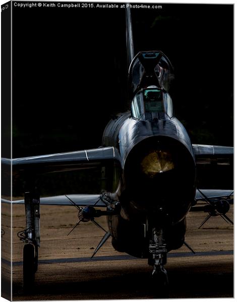 Cold War Warrior Canvas Print by Keith Campbell