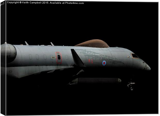 RAF Sentinel  ZJ694 Canvas Print by Keith Campbell