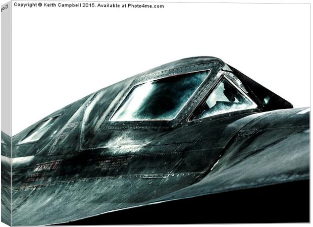  SR-71 Blackbird Canvas Print by Keith Campbell
