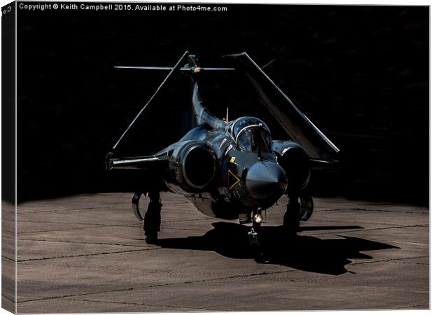 Buccaneer taxies out Canvas Print by Keith Campbell