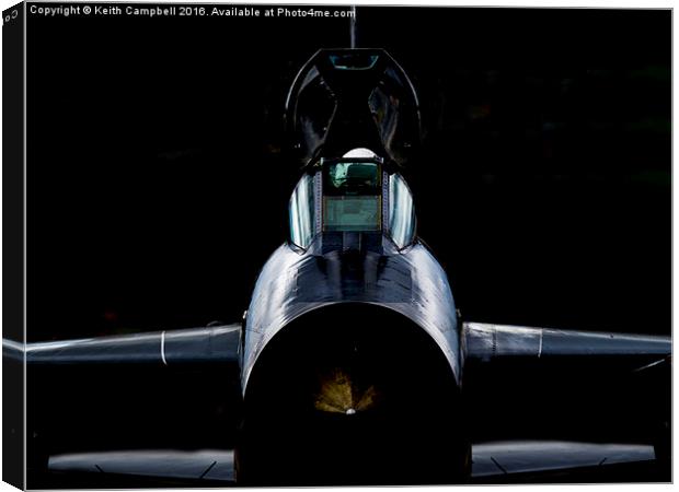  RAF Lightning - Cockpit Checks Canvas Print by Keith Campbell