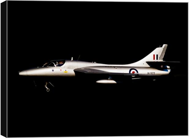 Hawker Hunter XL577 Canvas Print by Keith Campbell