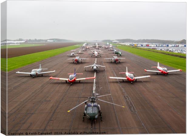 Bruntingthorpe aircraft Canvas Print by Keith Campbell